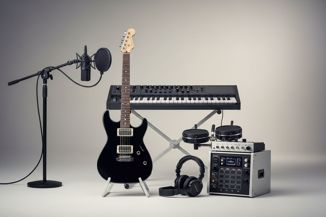 Musical instruments and equipment