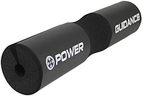 POWER GUIDANCE Barbell Squat Pad - Neck & Shoulder Protective Pad - Great for Squats, Lunges, Hip Thrusts, Weight Lifting & More - Fit Standard and Olympic Bars Perfectly