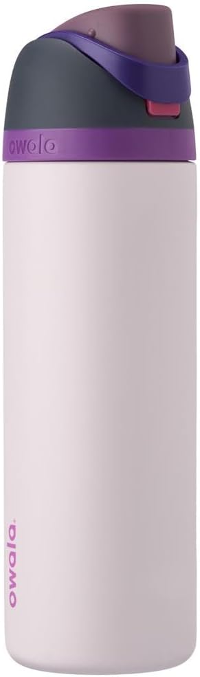 Owala FreeSip Insulated Stainless Steel Water Bottle with Straw, BPA-Free Sports Water Bottle, Great for Travel, 24 Oz, Denim