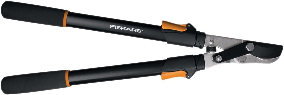 Fiskars 28-Inch Power-Lever Garden Bypass Lopper and Tree Trimmer, Sharp Precision-Ground Steel Blade for Cutting Branches up to 1.75-Inch Diameter