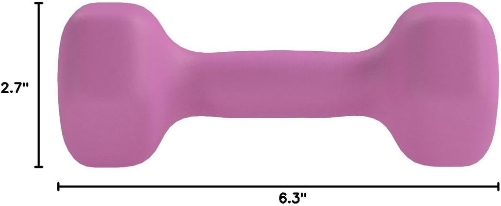 Basics Neoprene Dumbbell Hand Weights for Exercise and Muscle Toning