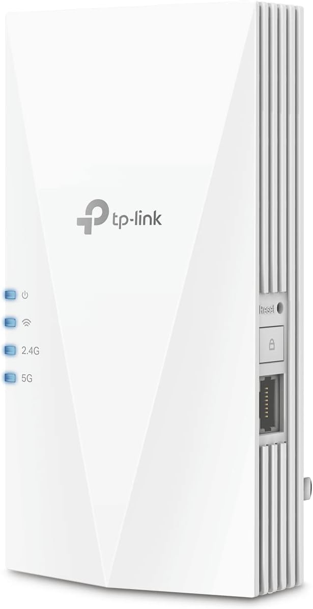 TP-Link AC1900 WiFi Range Extender RE550 | Dual-Band Wireless Repeater Amplifier w/Gigabit Ethernet Port | Up to 2200 Sq. Ft., 32 Devices | Internet Signal Booster | APP Setup | EasyMesh Compatible
