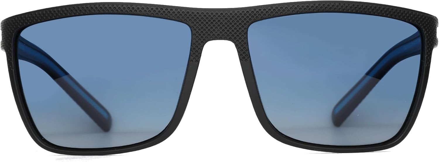 ZENOTTIC Polarized Sunglasses for Men Lightweight TR90 Frame UV400 Protection Square Sun Glasses