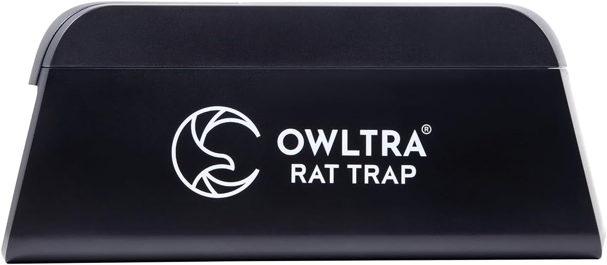 OWLTRA OW-2 Indoor Electric Mouse Trap 2 PCS, Instant Kill Rodent Zapper with Pet Safe Trigger, Black