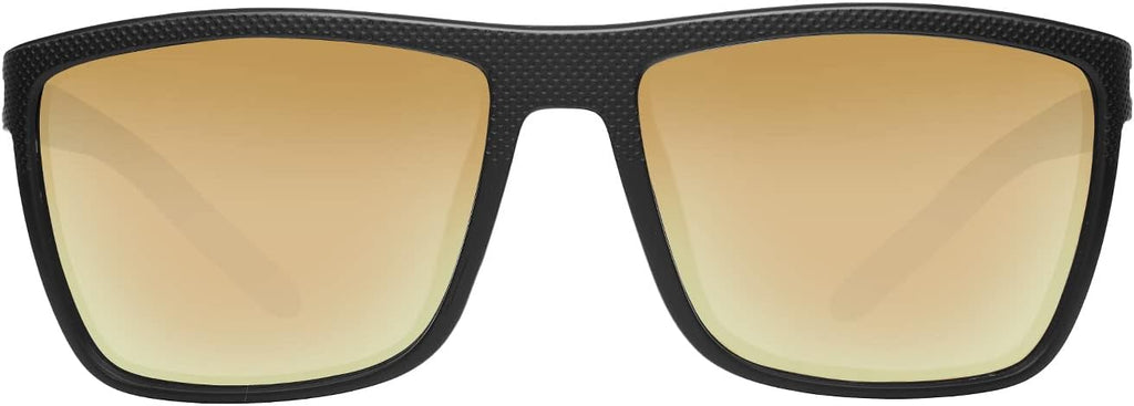 ZENOTTIC Polarized Sunglasses for Men Lightweight TR90 Frame UV400 Protection Square Sun Glasses