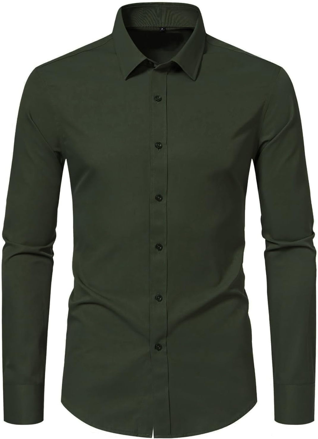 BEILU Stretch Mens Slim Fit Dress Shirts Formal Long Sleeve Button Down Shirts