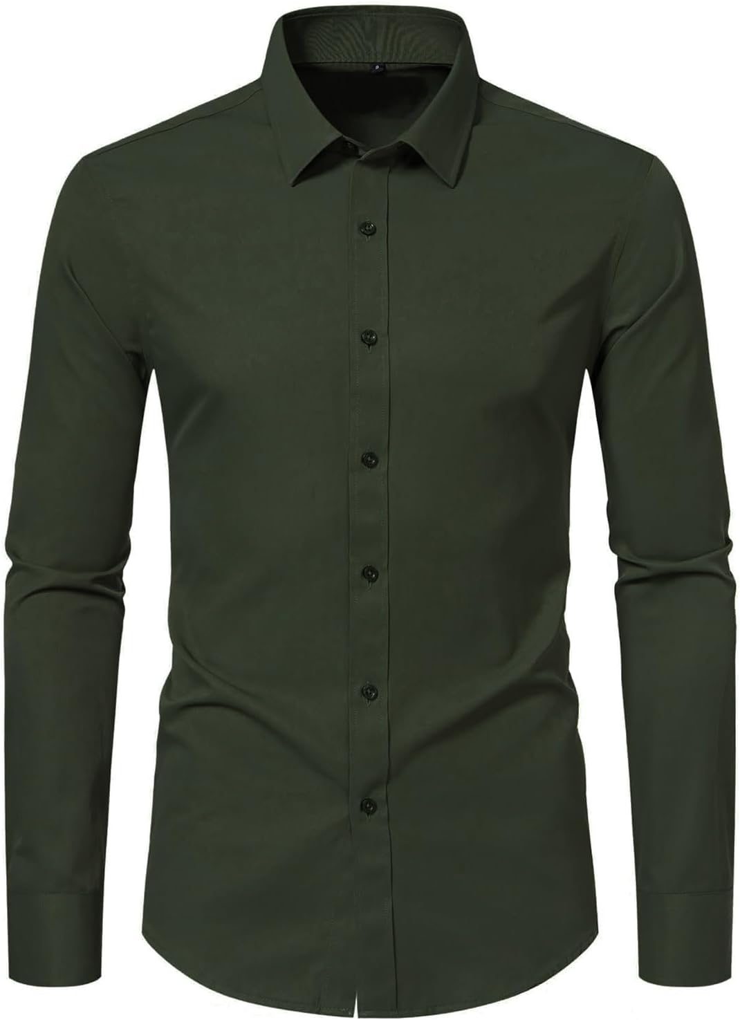 BEILU Stretch Mens Slim Fit Dress Shirts Formal Long Sleeve Button Down Shirts