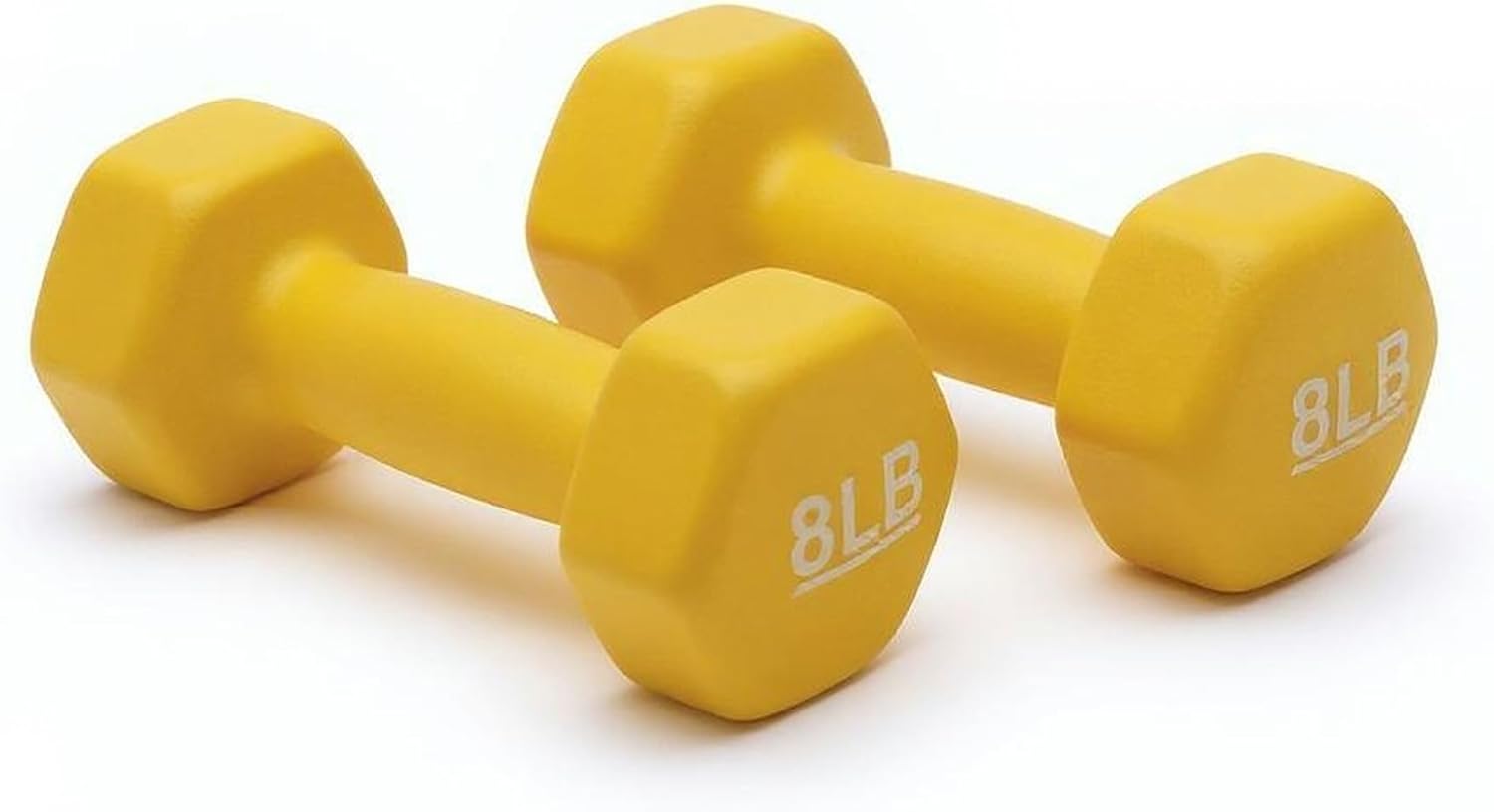 Basics Neoprene Dumbbell Hand Weights for Exercise and Muscle Toning