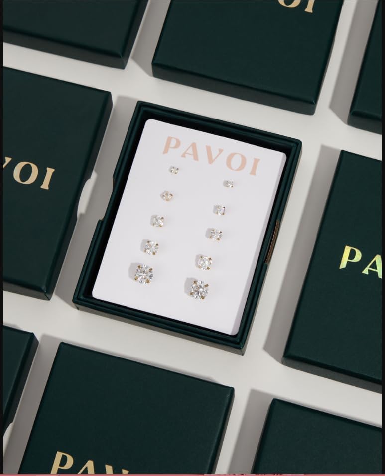 PAVOI 14K Gold Plated 925 Sterling Silver Post Lightweight Hoops | 20mm - 30mm Earring | Gold Hoop Earrings for Women