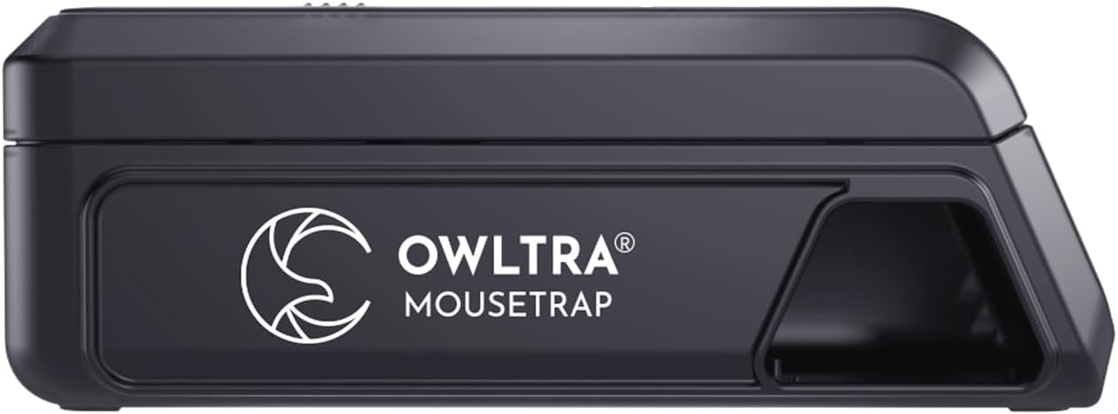 OWLTRA OW-2 Indoor Electric Mouse Trap 2 PCS, Instant Kill Rodent Zapper with Pet Safe Trigger, Black