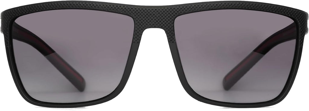 ZENOTTIC Polarized Sunglasses for Men Lightweight TR90 Frame UV400 Protection Square Sun Glasses