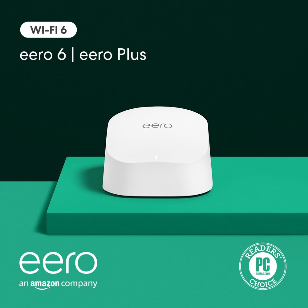eero 6 mesh wifi extender - Add up to 1,500 sq. ft. of Wi-Fi 6 coverage to your existing eero mesh wifi network