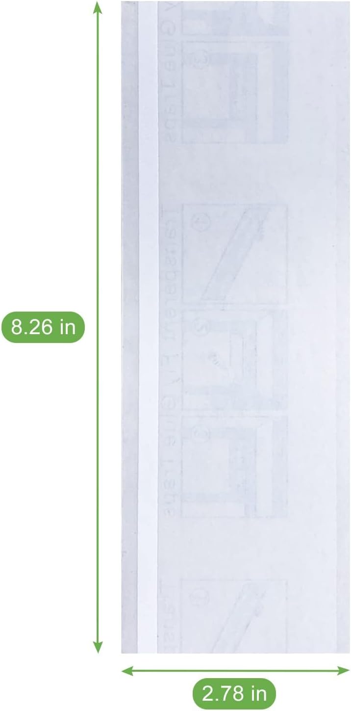 50 Pack Window Fly Trap, Fruit Fly Traps for Indoors, Fly Paper Sticky Strips, Fly Traps for Indoors Clear