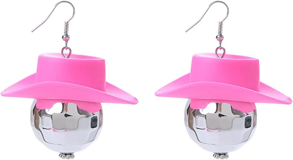 Disco Ball Earrings 24mm 70'S Disco Punk Earrings for Women Jewelry