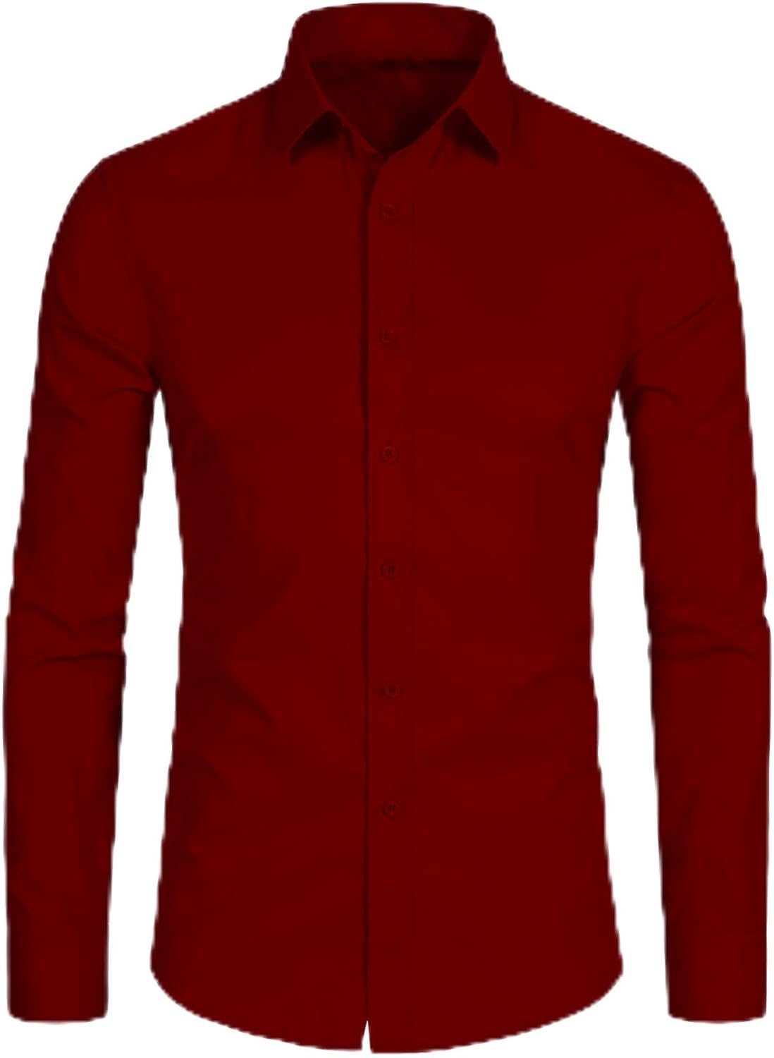 BEILU Stretch Mens Slim Fit Dress Shirts Formal Long Sleeve Button Down Shirts
