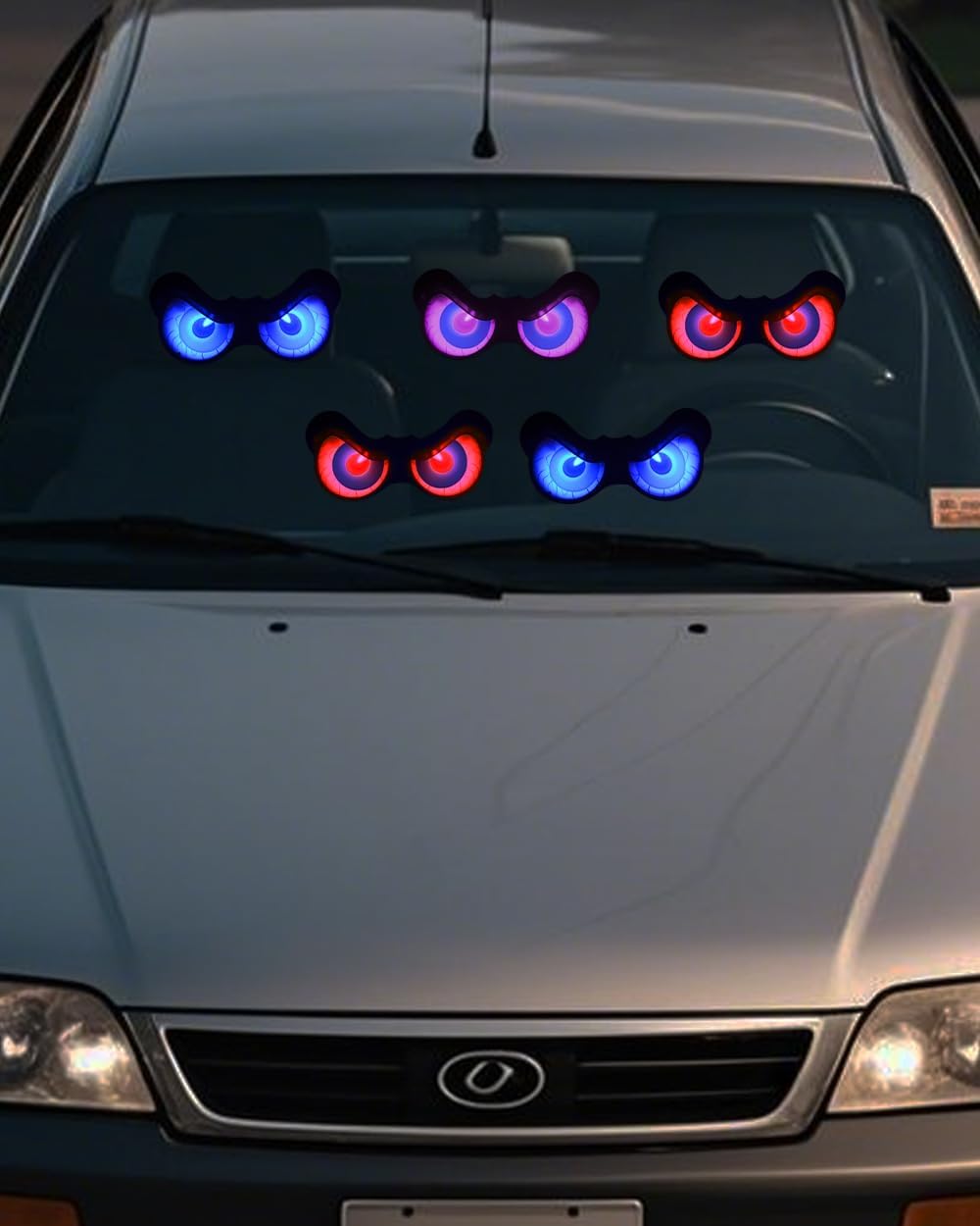 Halloween Decorations, 5 Pack Glowing & Flashing LED Eye Lights for Indoor/Outdoor Use, Bush, Yard, Window, Party