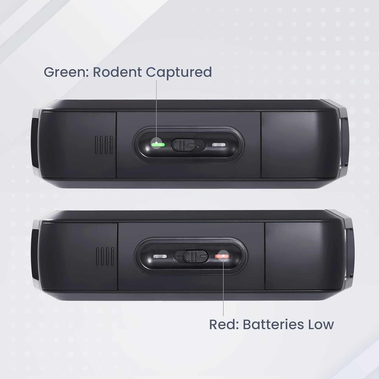 OWLTRA OW-2 Indoor Electric Mouse Trap 2 PCS, Instant Kill Rodent Zapper with Pet Safe Trigger, Black