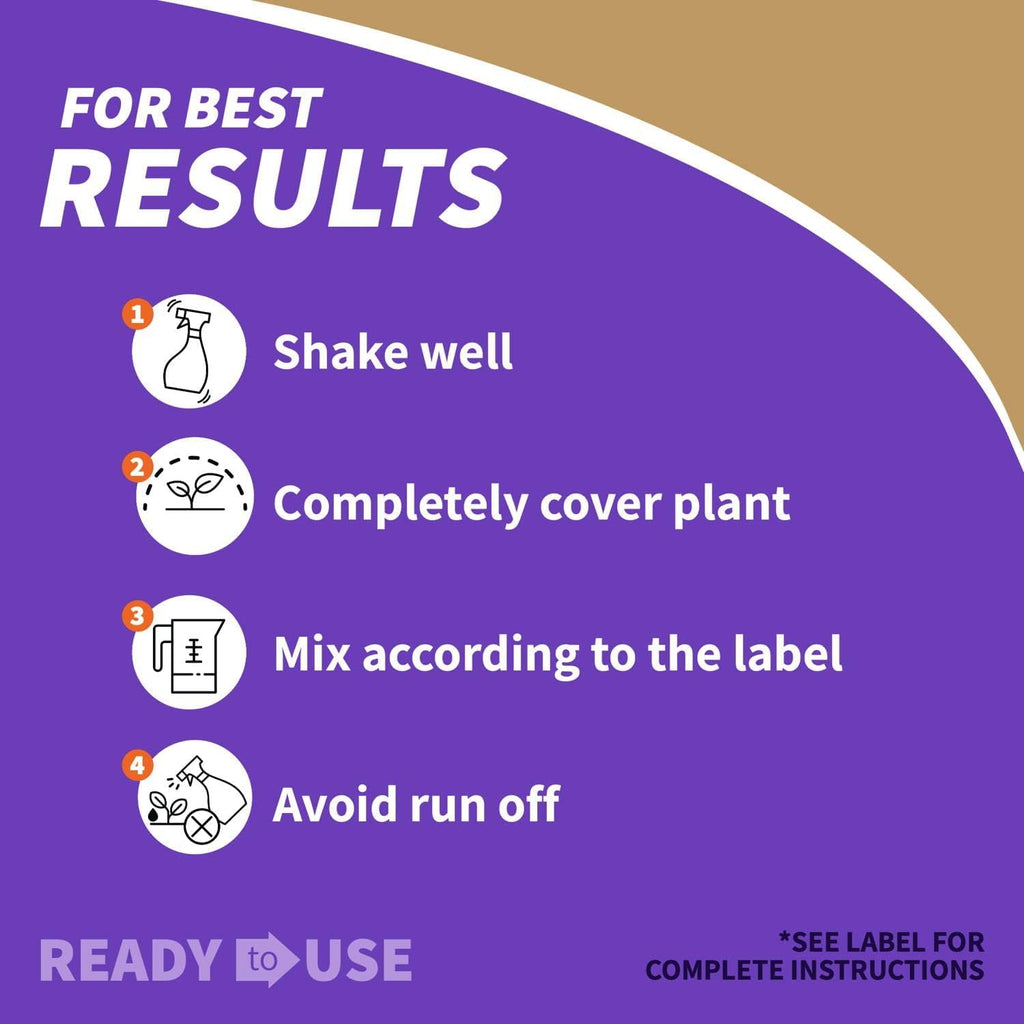 Bonide Captain Jack's Neem Oil, 32 oz Ready-to-Use Spray, Multi-Purpose Fungicide, Insecticide and Miticide for Organic Gardening