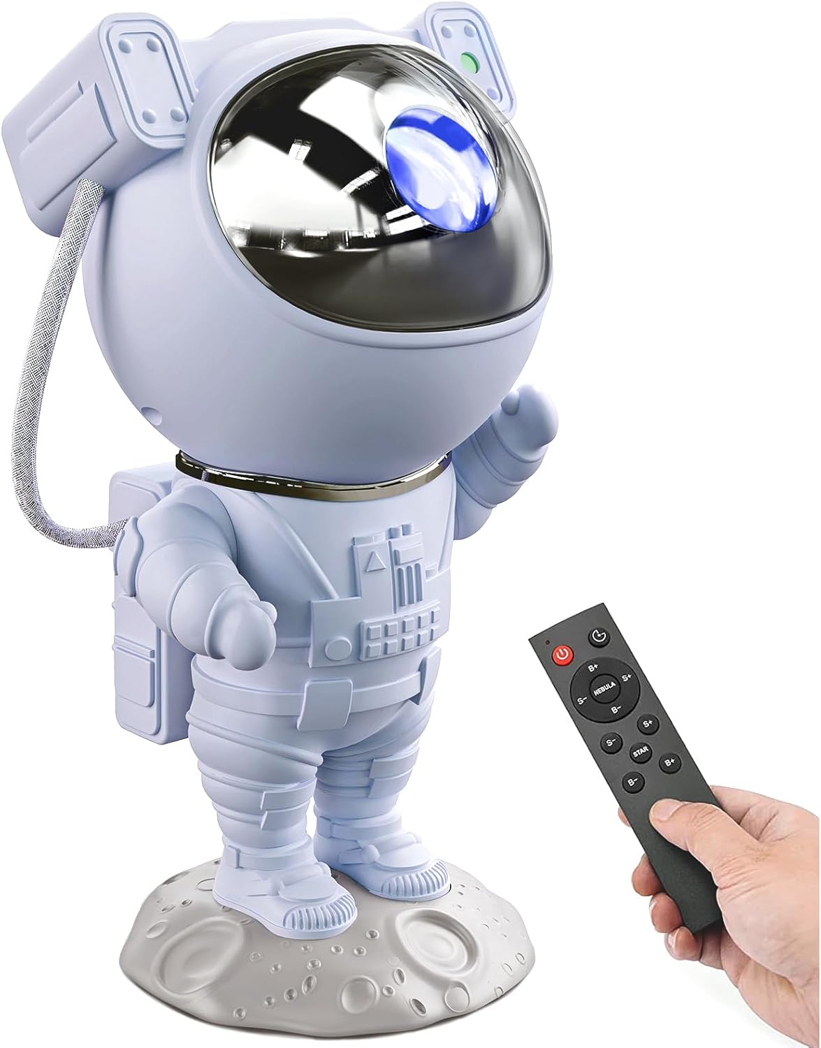 Star Projector Galaxy Night Light - Astronaut Space Projector, Starry Nebula Ceiling LED Lamp with Timer and Remote, Kids Room Decor Aesthetic, for Christmas & Birthdays