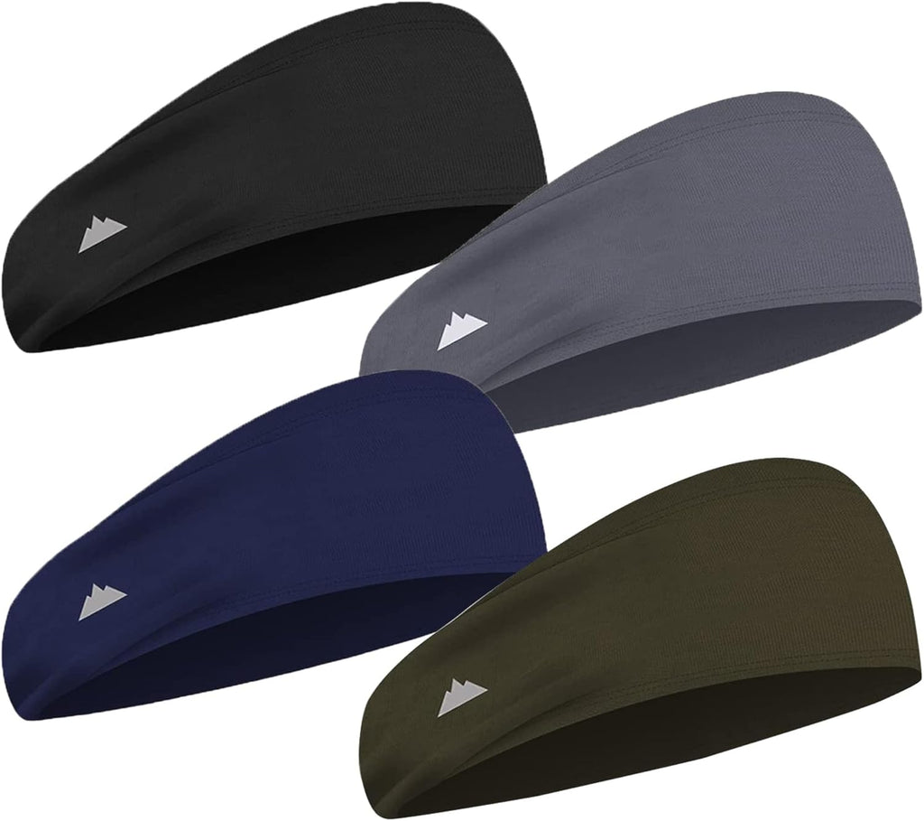 Tough Outfitters Headband for Men - Mens Headbands - Working Out Sports Performance Head Bands - Athletic Cycling Running Sweat Band, Football Headbands - Sweat Bands Men/Women