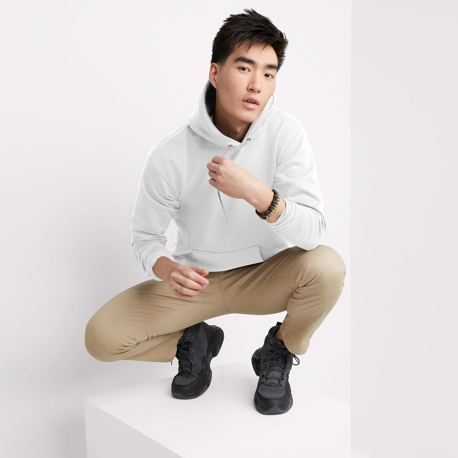 Hanes mens Hoodie, Ecosmart Fleece Hoodie, Hooded Sweatshirt for Men