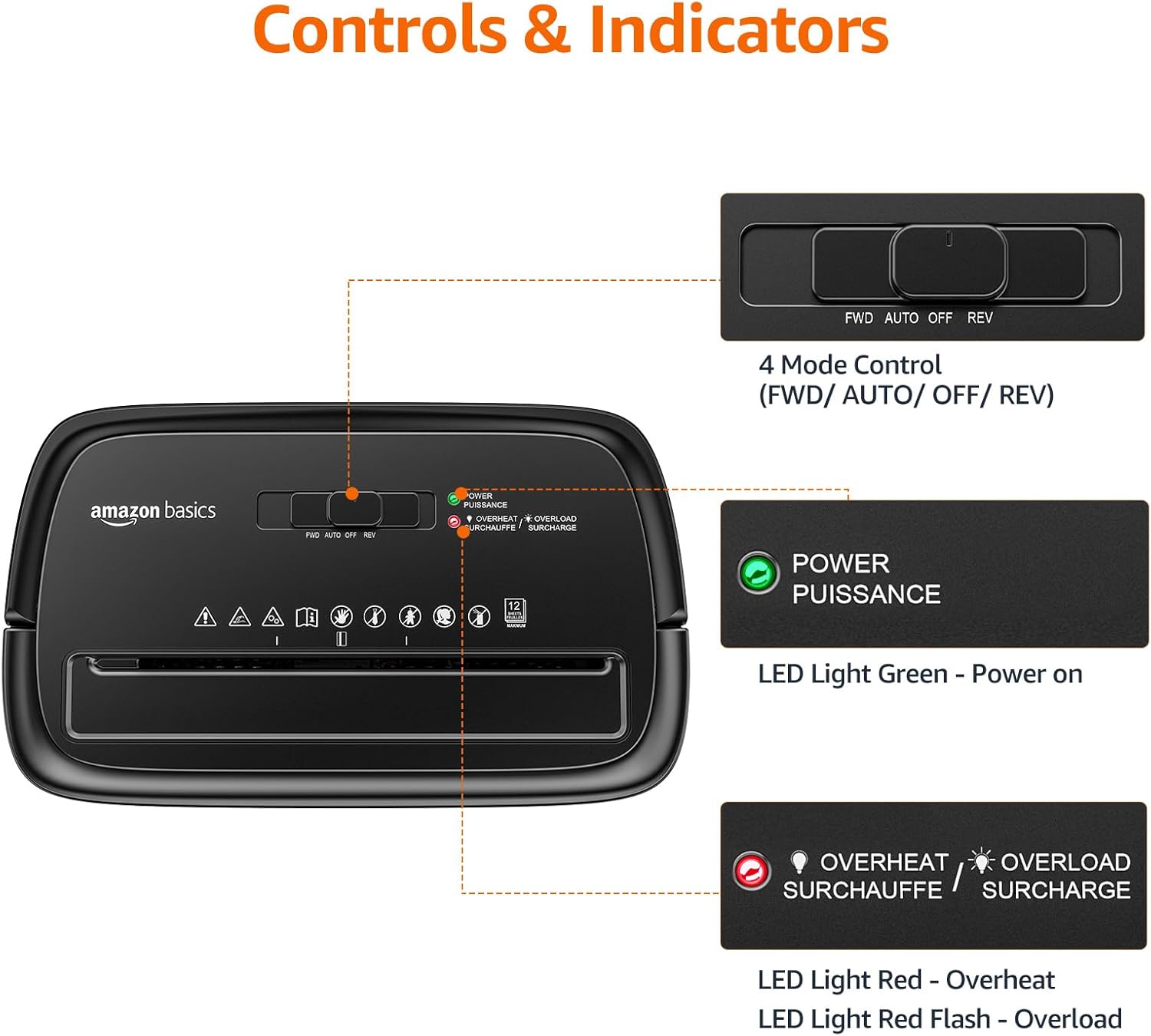 Basics 8-Sheet Cross Cut Paper Shredder and Credit Card Shredder - Black