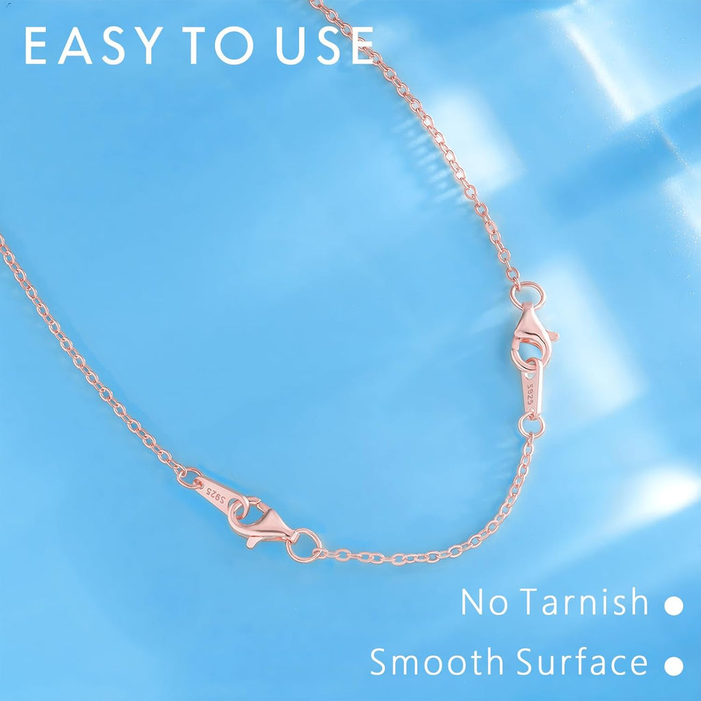 925 Sterling Silver Necklace Extender Sterling Silver Necklace Chain Extenders for Necklaces 2", 3", 4" Inches