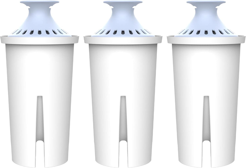 AQUA CREST Replacement for Brita Filter, Brita Water Pitchers and Dispensers, Classic OB03, Mavea 107007, and More, NSF Certified Pitcher Water Filter, 1 Year Filter Supply, 6 Count