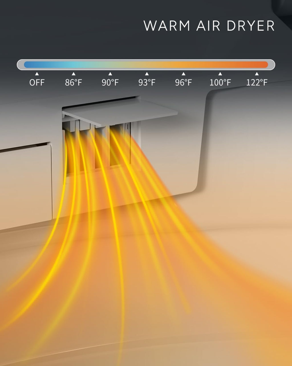 CANEST Smart Toilet, Smart Toilet with Bidet Built in, Pump-assisted Flush, Foot Sensor Operation, Warm Water, Heated Seat, Air Dryer, Digital Display (TC-100GE)
