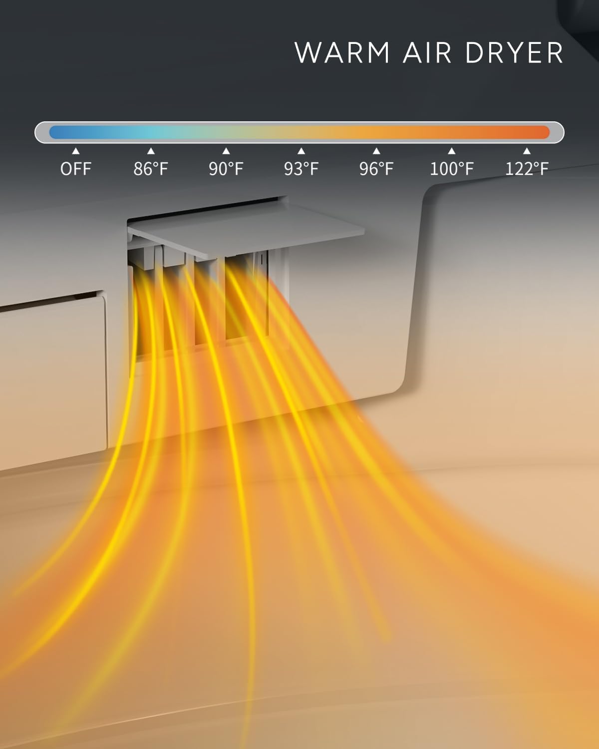 CANEST Smart Toilet, Smart Toilet with Bidet Built in, Pump-assisted Flush, Foot Sensor Operation, Warm Water, Heated Seat, Air Dryer, Digital Display (TC-100GE)