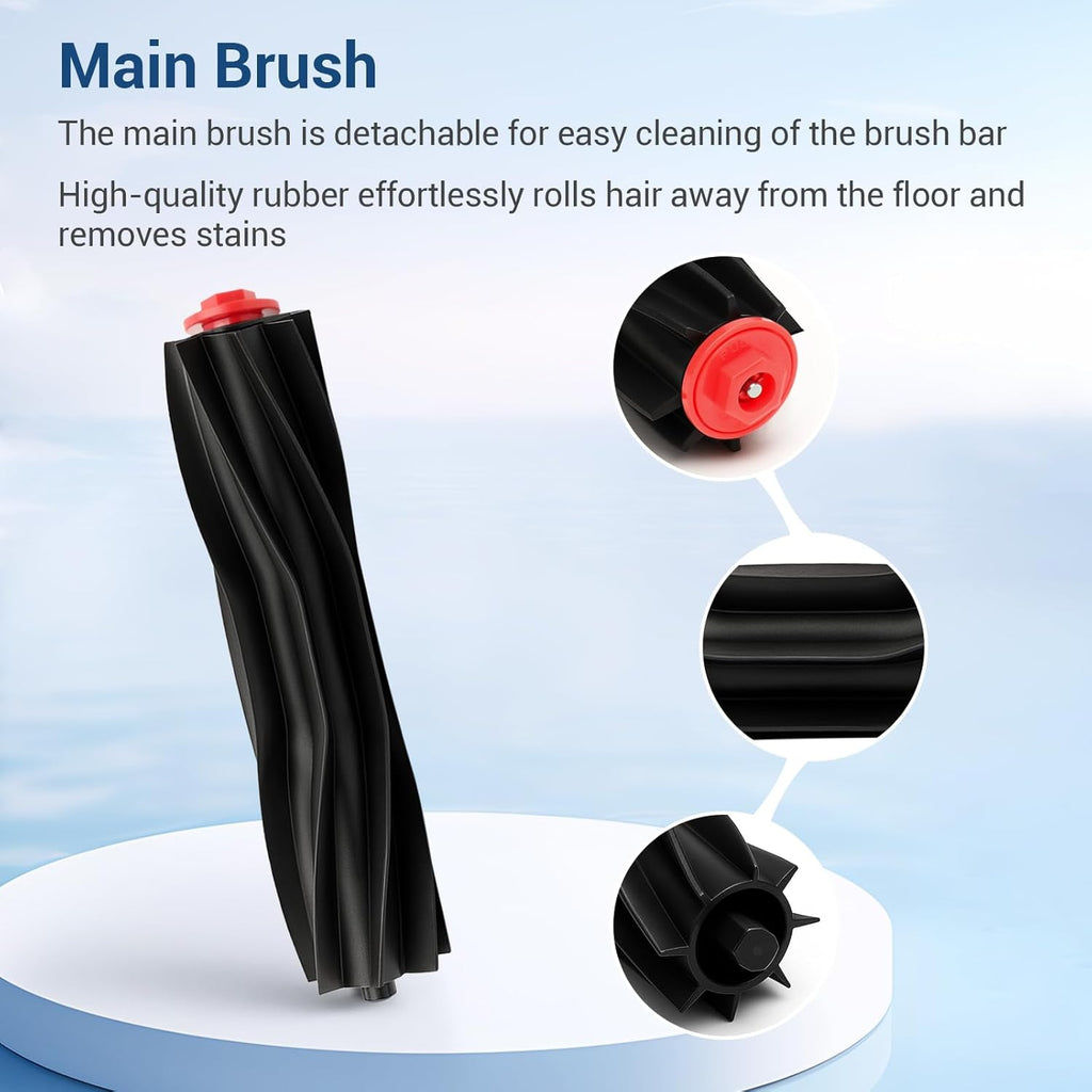 23 Pack C20 Omni Replacement Parts Accessories for Eufy C20 Omni Robot Vacuums kit, 1 Roller Brush, 4 HEPA Filters, 4 Mop Pads, 6 Side Brushes, 6 Dust Bags, 1 Clean Tool, 1 Screwdriver