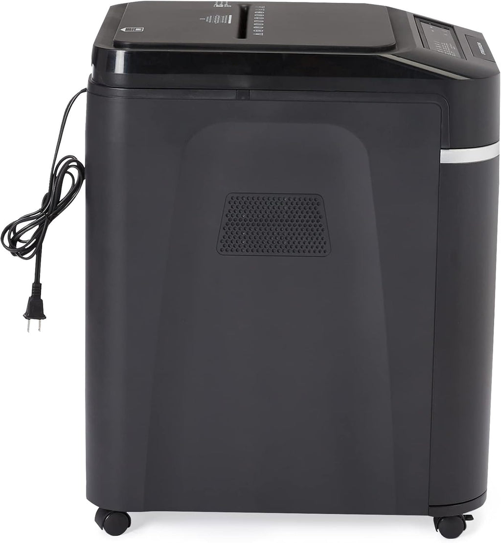 Basics 8-Sheet Cross Cut Paper Shredder and Credit Card Shredder - Black