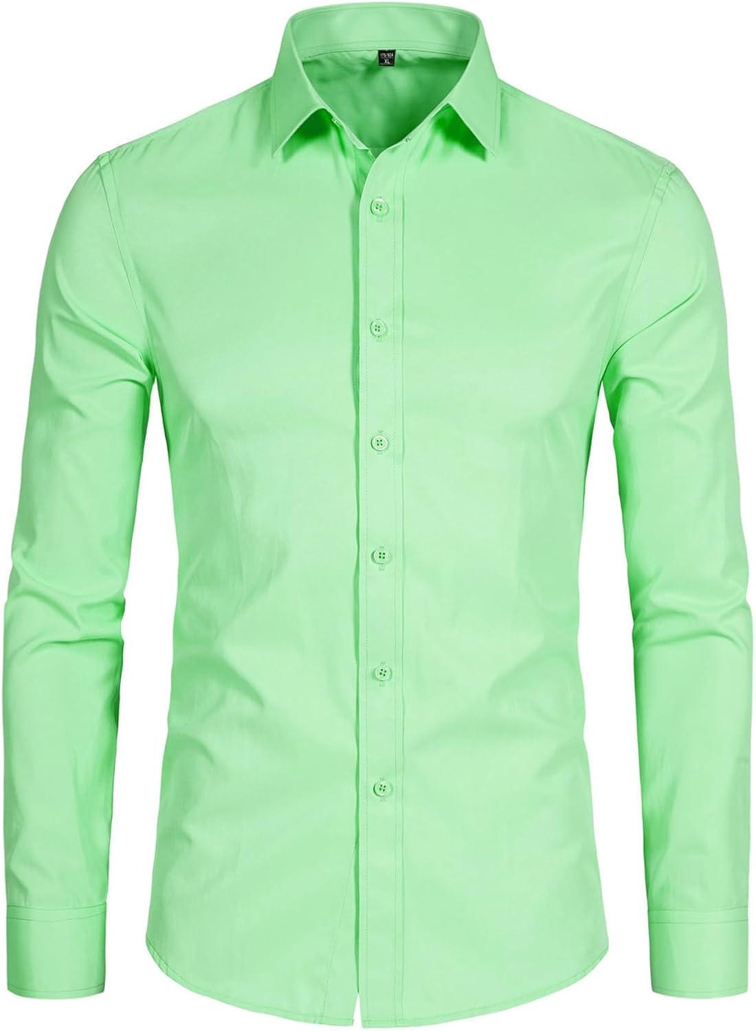 BEILU Stretch Mens Slim Fit Dress Shirts Formal Long Sleeve Button Down Shirts