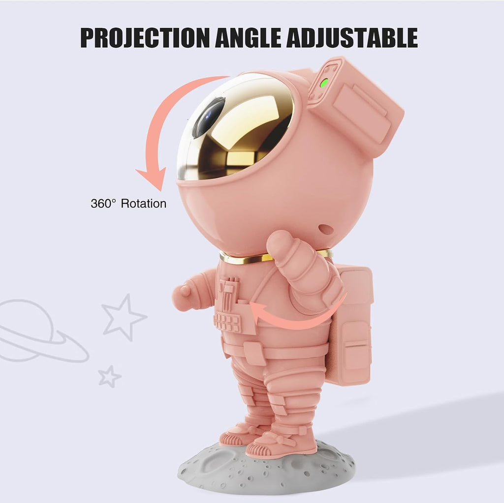Star Projector Galaxy Night Light - Astronaut Space Projector, Starry Nebula Ceiling LED Lamp with Timer and Remote, Kids Room Decor Aesthetic, for Christmas & Birthdays