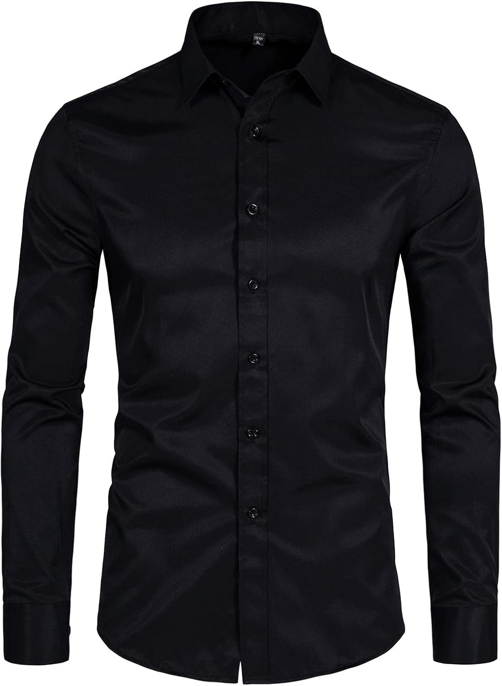 BEILU Stretch Mens Slim Fit Dress Shirts Formal Long Sleeve Button Down Shirts