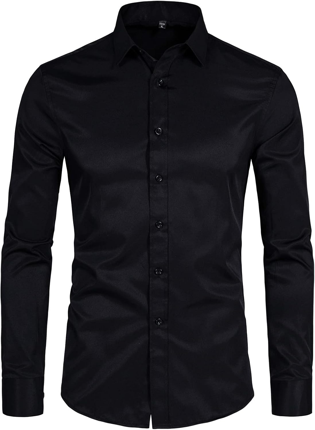 BEILU Stretch Mens Slim Fit Dress Shirts Formal Long Sleeve Button Down Shirts