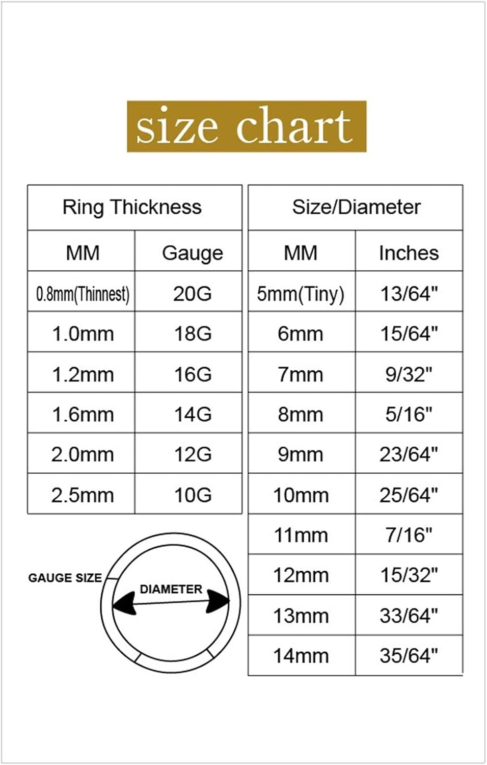 ORANGELOVE Hypoallergenic Nose Rings 20G 18G 16G 14G 12G 10G 8G 316l Surgical Steel Septum Jewelry Hinged Segment Ring Body Piercing Nose Hoop Lip Rings Nose Helix Cartilage Rook Earrings