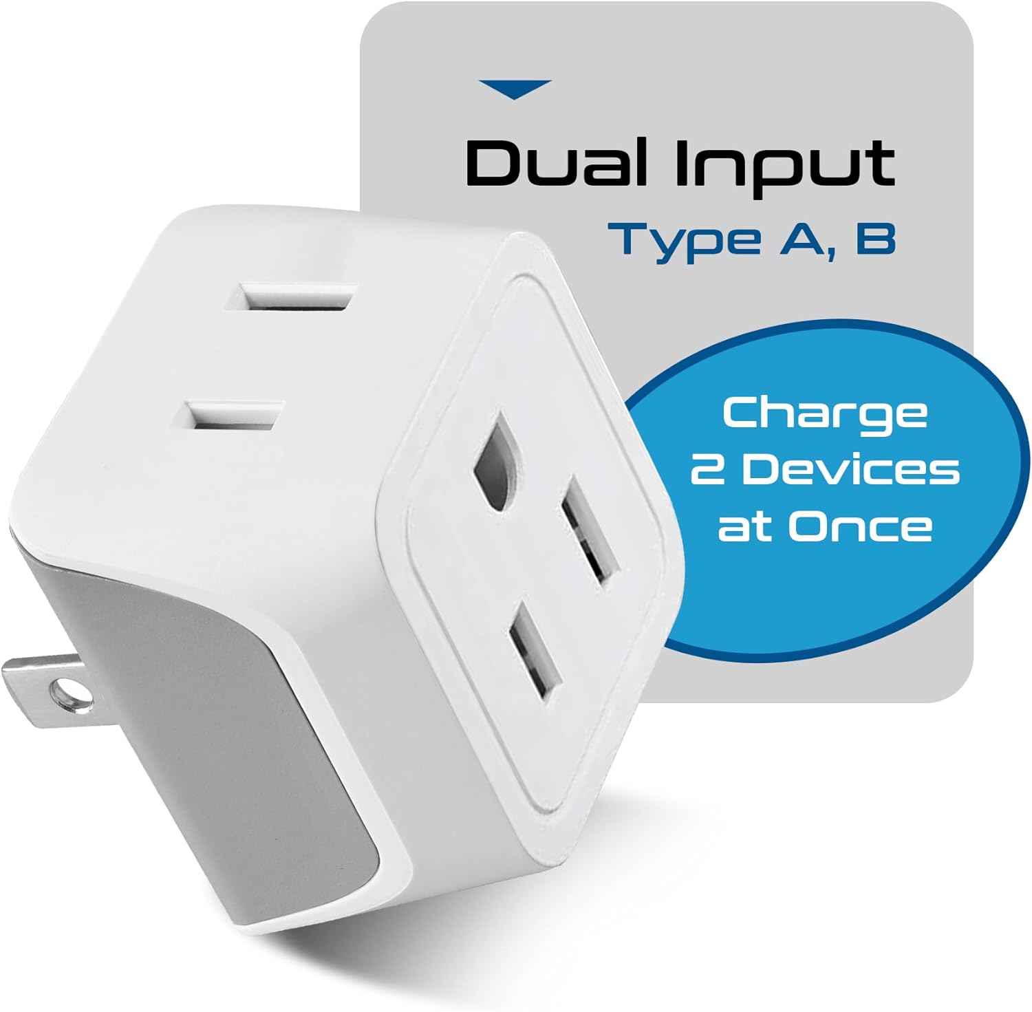 Ceptics Universal Travel Adapter, 35W International Power Adapter with PD & QC 3.0 Dual USB-C, 3 USB Travel Adapter Worldwide, Type I C G A Outlets 110V 220V A/C - EU Euro US UK (11-KU)