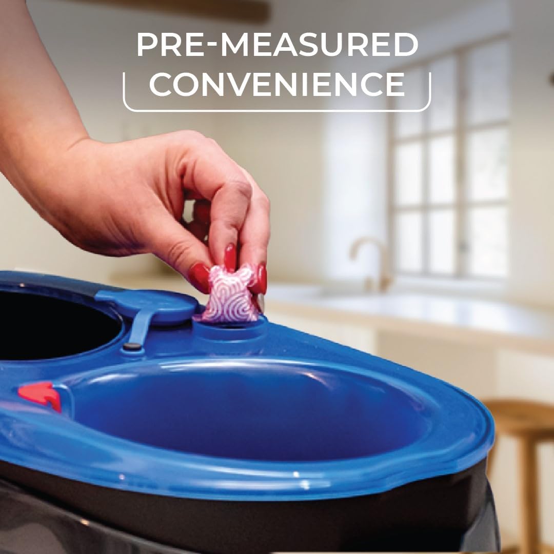 O-Cedar EasyWring Microfiber Spin Mop, Bucket Floor Cleaning System, Red, Gray, Standard