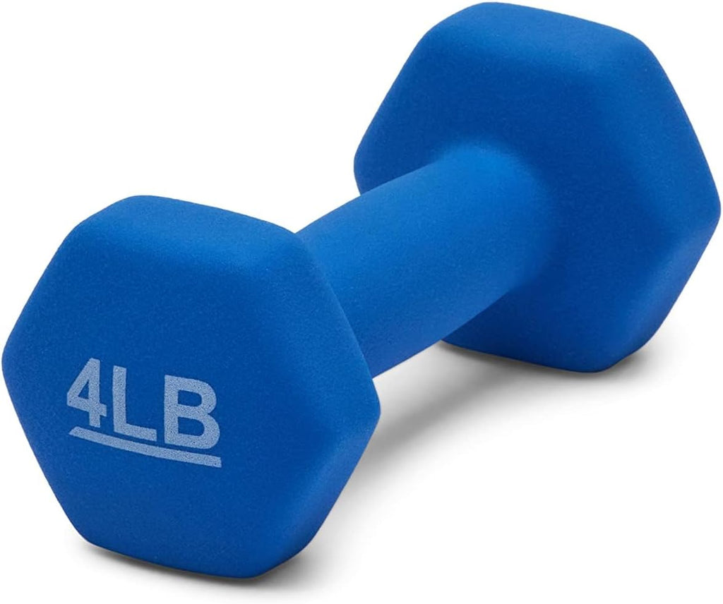Basics Neoprene Dumbbell Hand Weights for Exercise and Muscle Toning