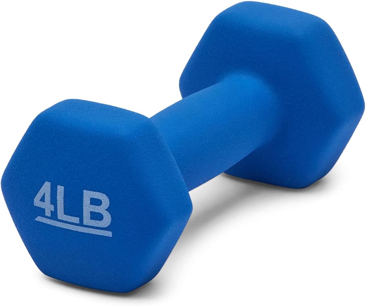 Basics Neoprene Dumbbell Hand Weights for Exercise and Muscle Toning