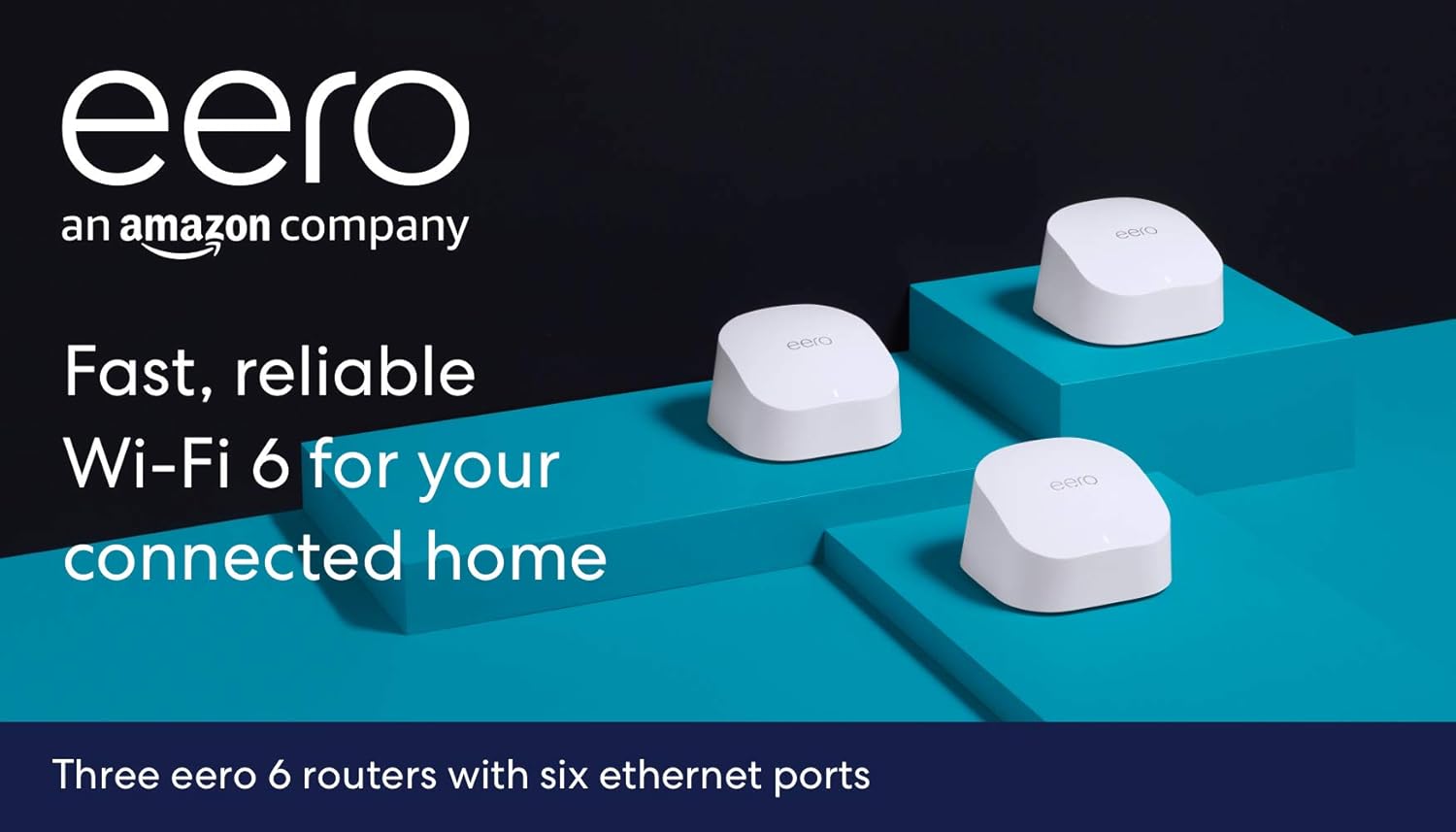eero 6 mesh wifi extender - Add up to 1,500 sq. ft. of Wi-Fi 6 coverage to your existing eero mesh wifi network