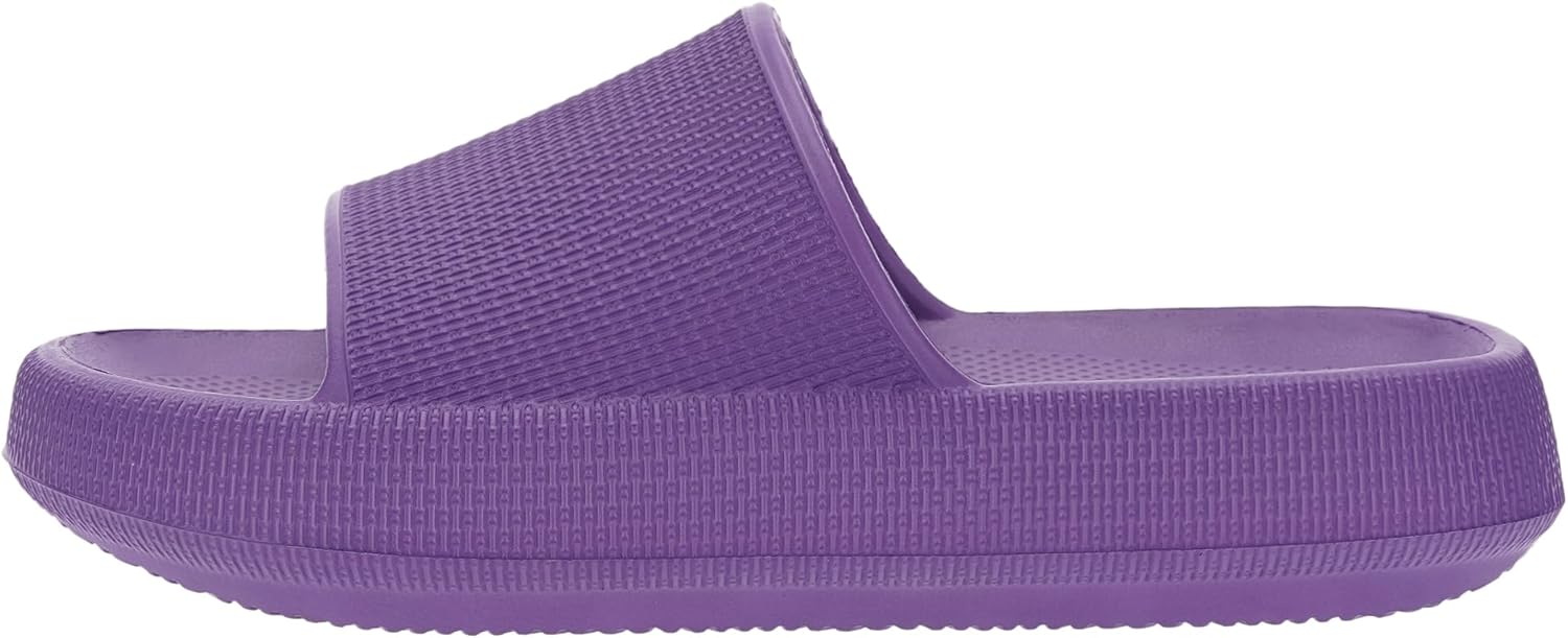 BRONAX Pillow Slippers for Women and Men | House Slides Shower Sandals | Cushioned Thick Sole