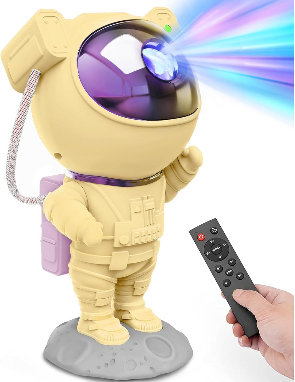 Star Projector Galaxy Night Light - Astronaut Space Projector, Starry Nebula Ceiling LED Lamp with Timer and Remote, Kids Room Decor Aesthetic, for Christmas & Birthdays