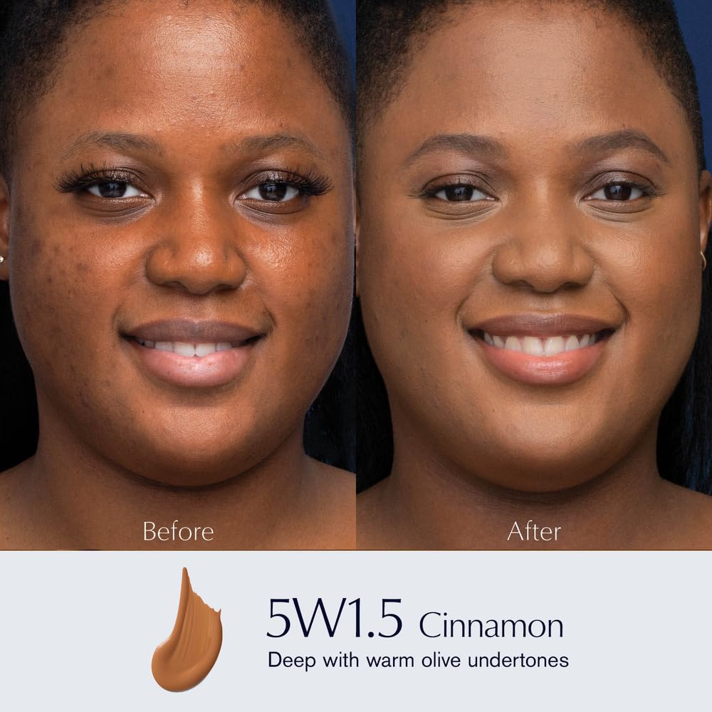 Estée Lauder Double Wear Stay-in-Place 24-Hour Long-Wear Matte Foundation Makeup, 1 Fl Oz