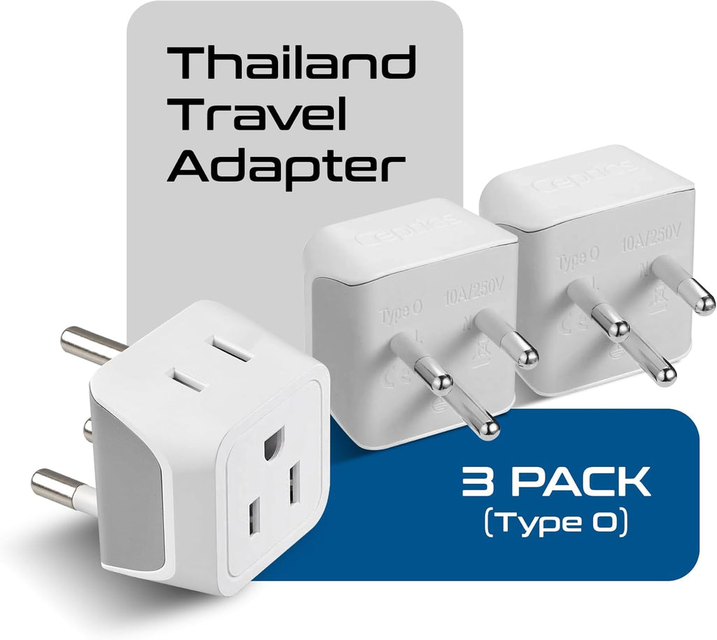 Ceptics Universal Travel Adapter, 35W International Power Adapter with PD & QC 3.0 Dual USB-C, 3 USB Travel Adapter Worldwide, Type I C G A Outlets 110V 220V A/C - EU Euro US UK (11-KU)