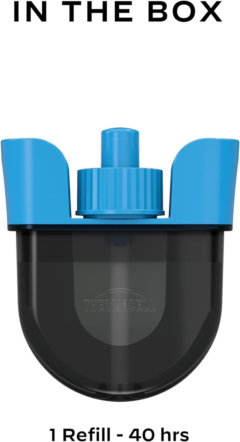 Thermacell Rechargeable Mosquito Repeller Refills; Advanced Repellent Formula Provides 20 Foot Protection Zone; Compatible with Thermacell E-Series & Radius Only; No DEET, Spray or Flame