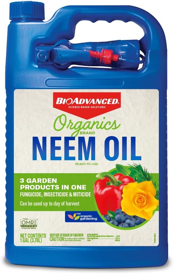 BioAdvanced Organics Brand Neem Oil, Ready-to-Use, 24 oz