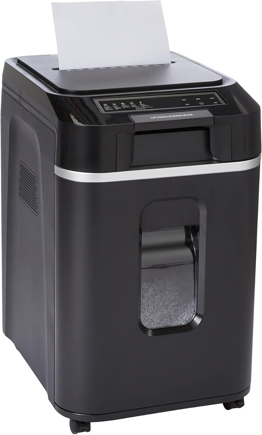 Basics 8-Sheet Cross Cut Paper Shredder and Credit Card Shredder - Black