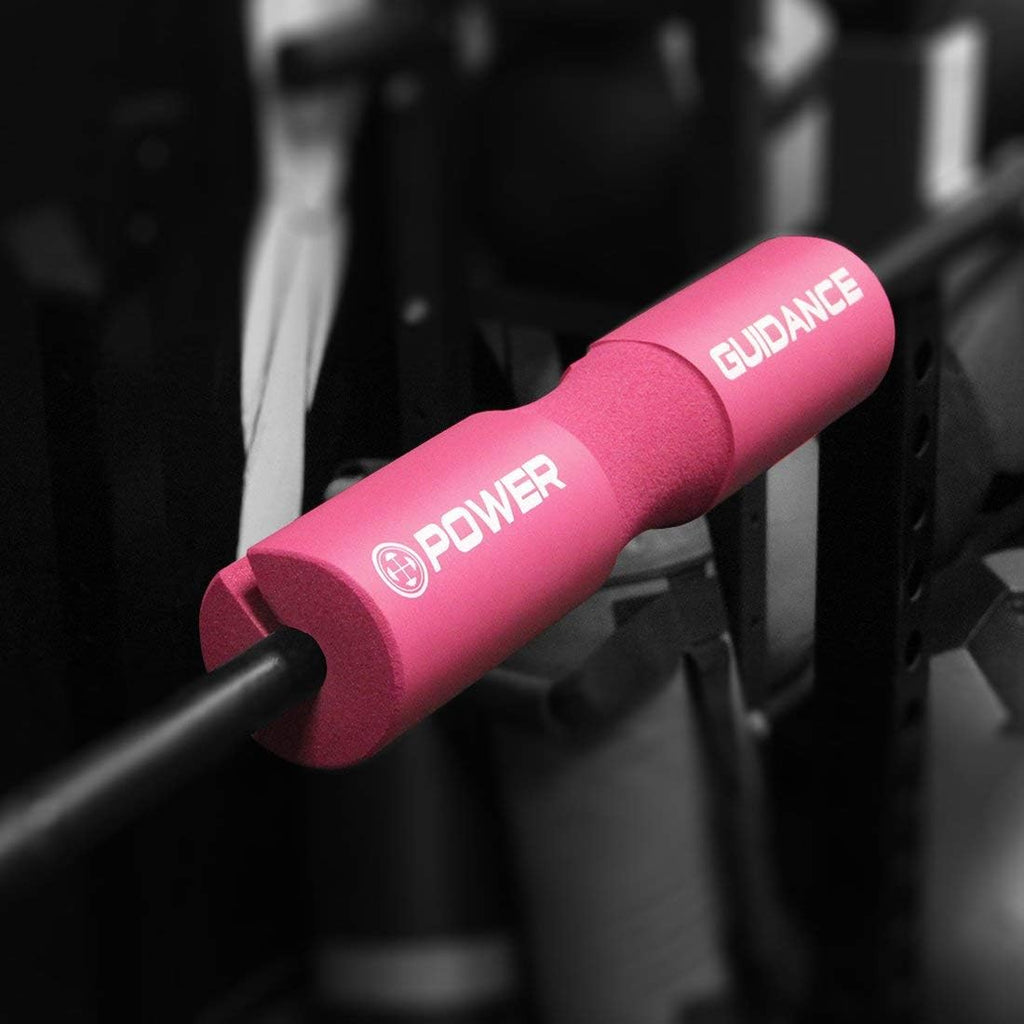 POWER GUIDANCE Barbell Squat Pad - Neck & Shoulder Protective Pad - Great for Squats, Lunges, Hip Thrusts, Weight Lifting & More - Fit Standard and Olympic Bars Perfectly
